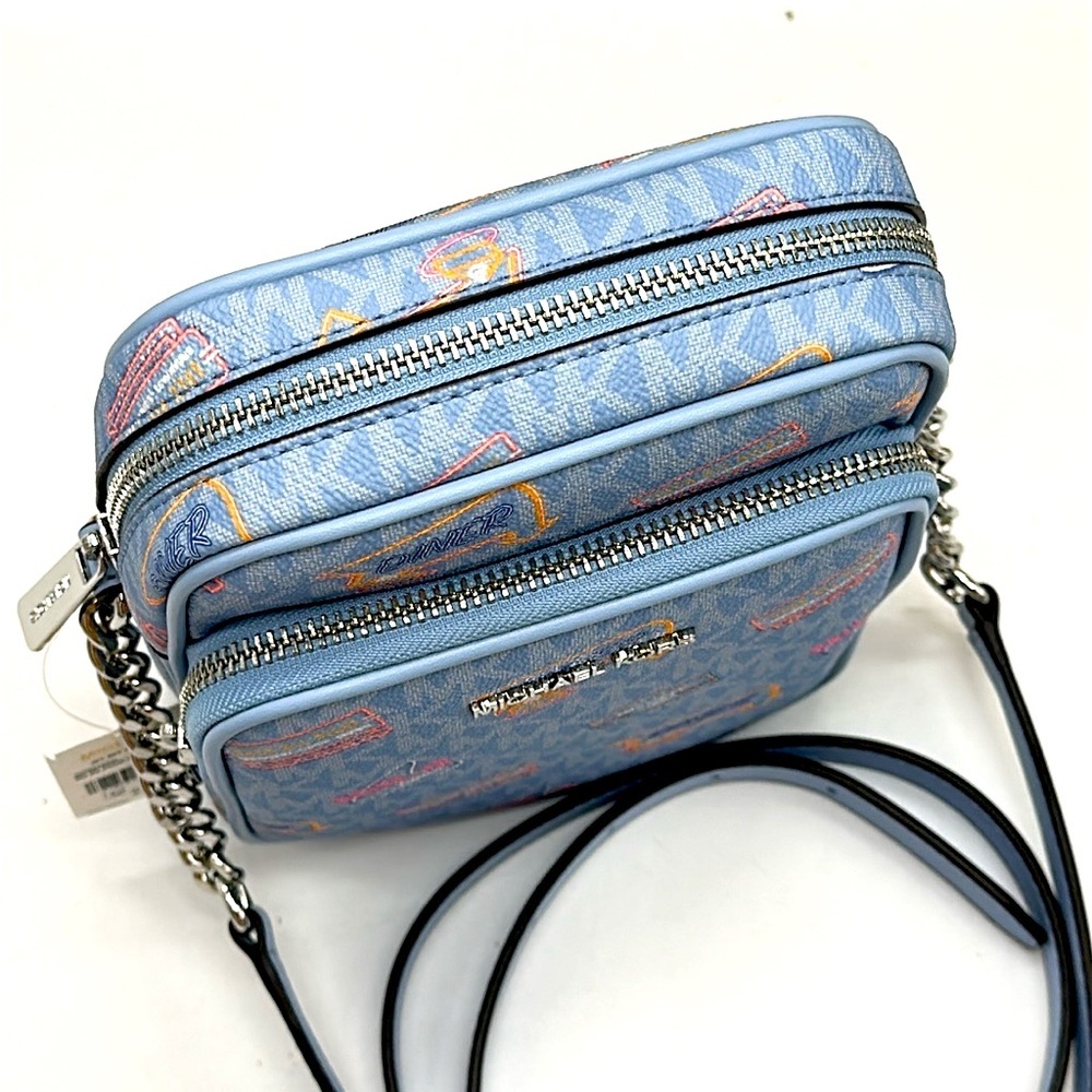 MICHAEL KORS
Jet Set Medium Printed Signature Logo Crossbody NS CHAIN XBODY Bag - Picture 9 of 16